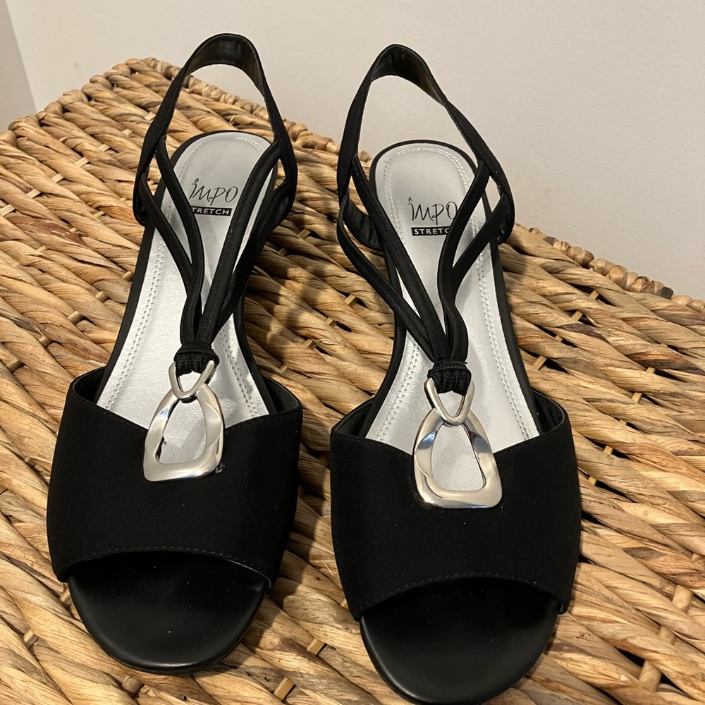 Impo stretch sandals, 11M, black